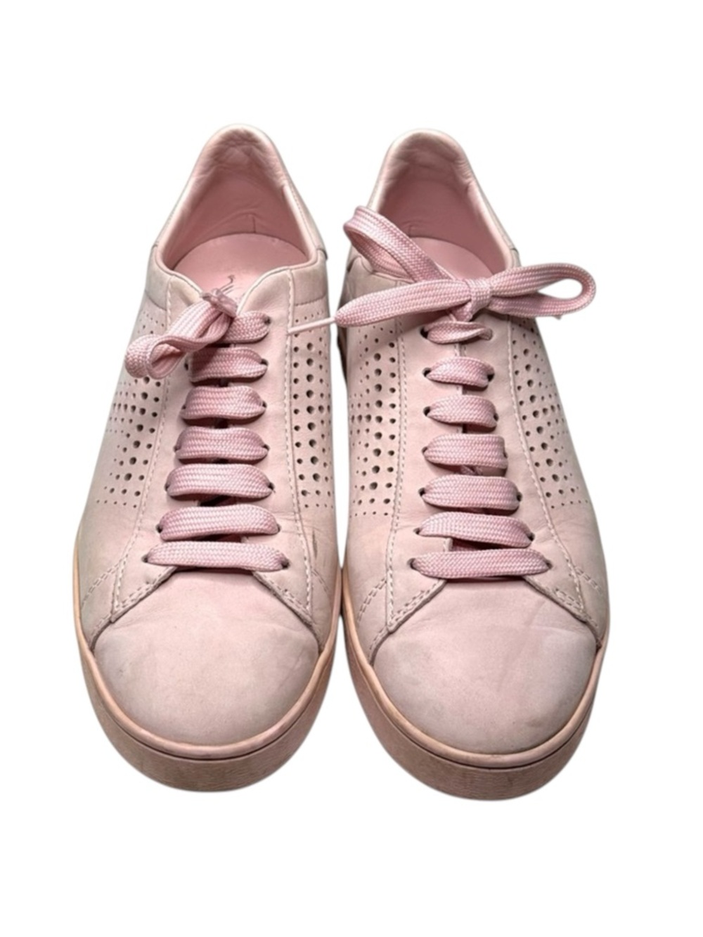 Tod’s 𖦹 Luxe Perforated T Leather Low Top Sneakers 𖦹 Light Pink 𖦹 38 7.5M 8M 𖦹 - Picture 11 of 16